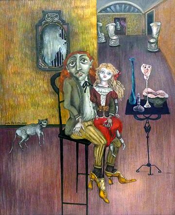 Bele Bachem, Zwerg mit Puppe, 1969